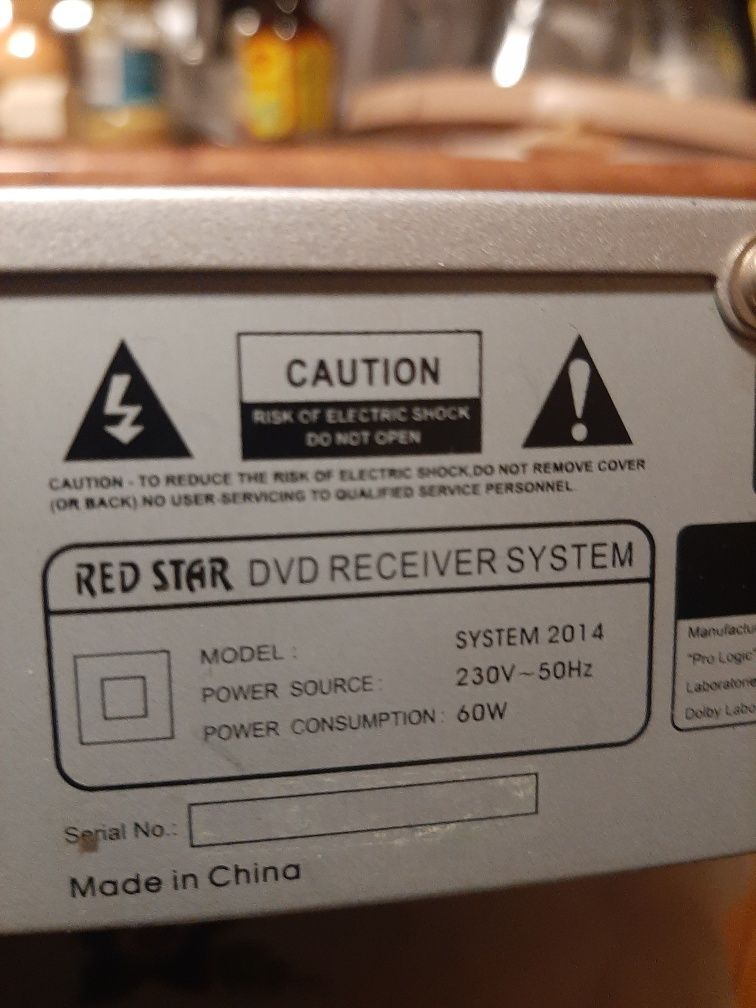 Kino domowe Red Star system 2014 sprawne bez kolum I pilota
