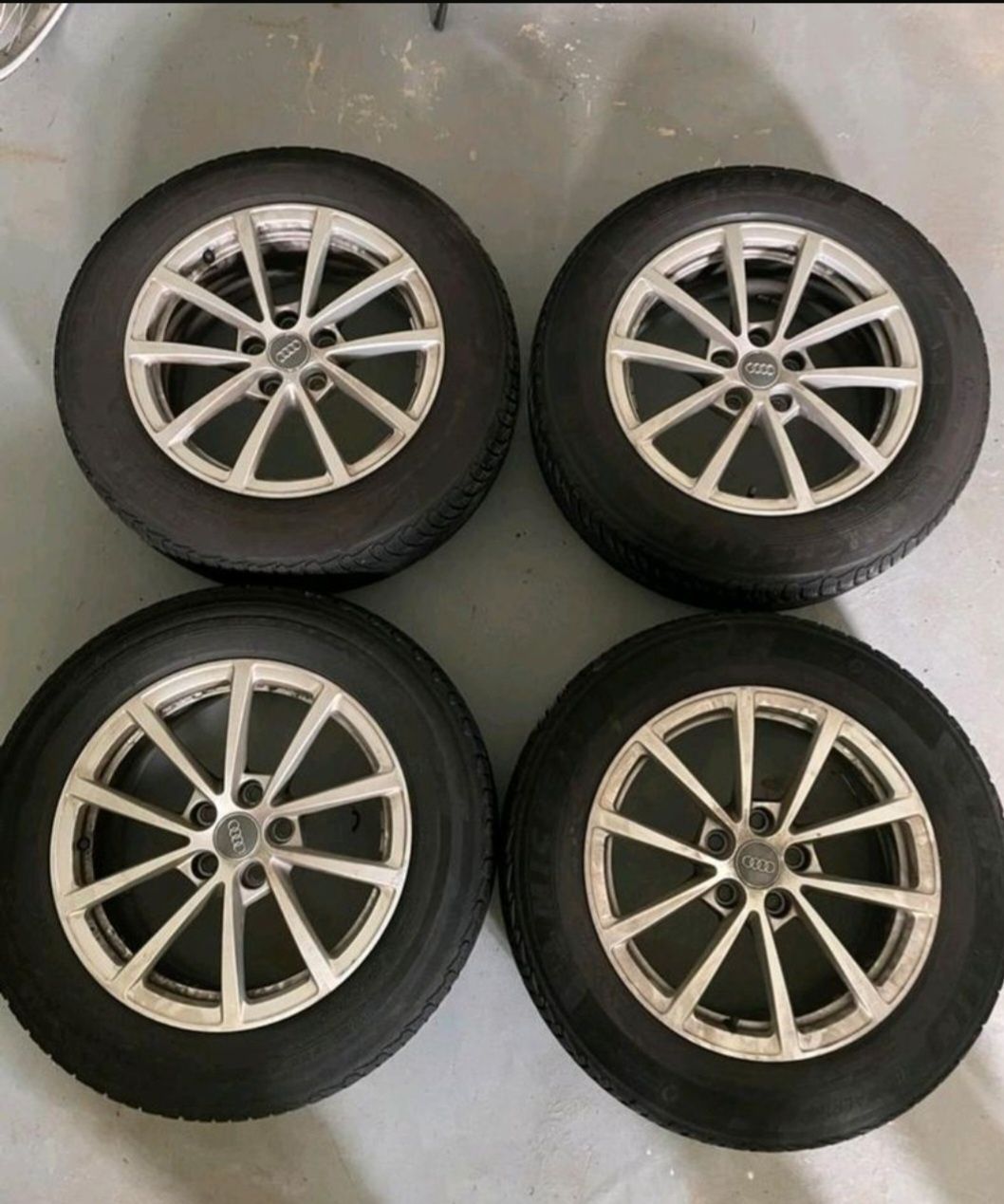 Koła felgi aluminiowe Audi  A6 18 cali Opony lato  Michelin