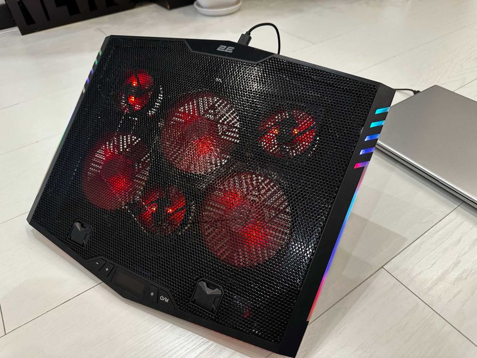 Охолоджувальна підставка для ноутбука 2E Gaming 2E-CPG-005 Black