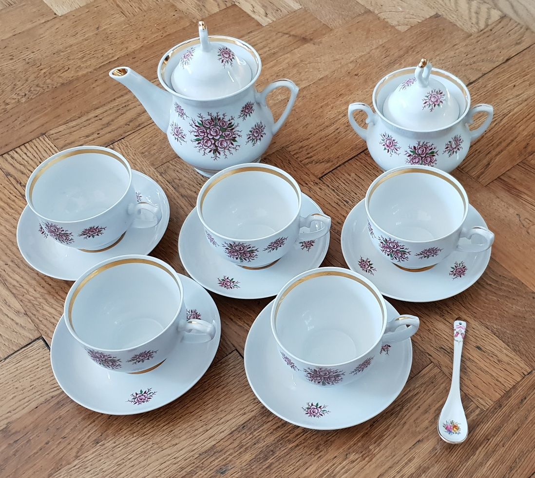 Serwis do herbaty USSR rosyjska porcelana