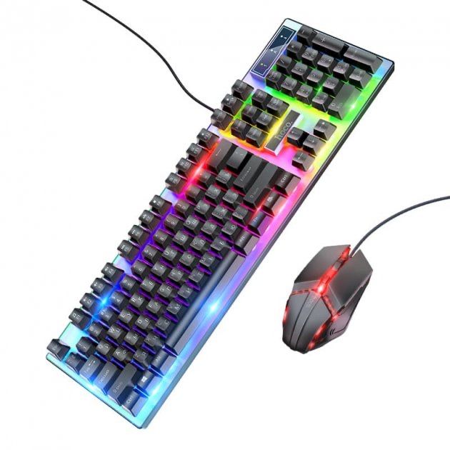 Ігрова клавіатура+миша, що світиться Hoco GM18