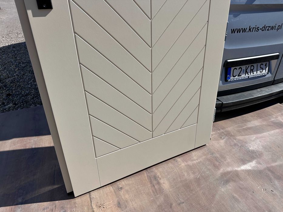 Drzwi zewnętrzne drewniane NA WYMIAR NIETYPOWE Montaż CAŁA Polska I UE