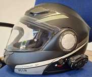 Kaski motocyklowe z interkom S i XL
