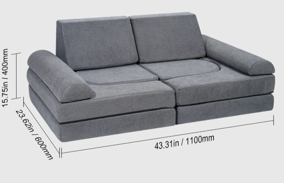 Sofa do zabawy Vevor dla dzieci
