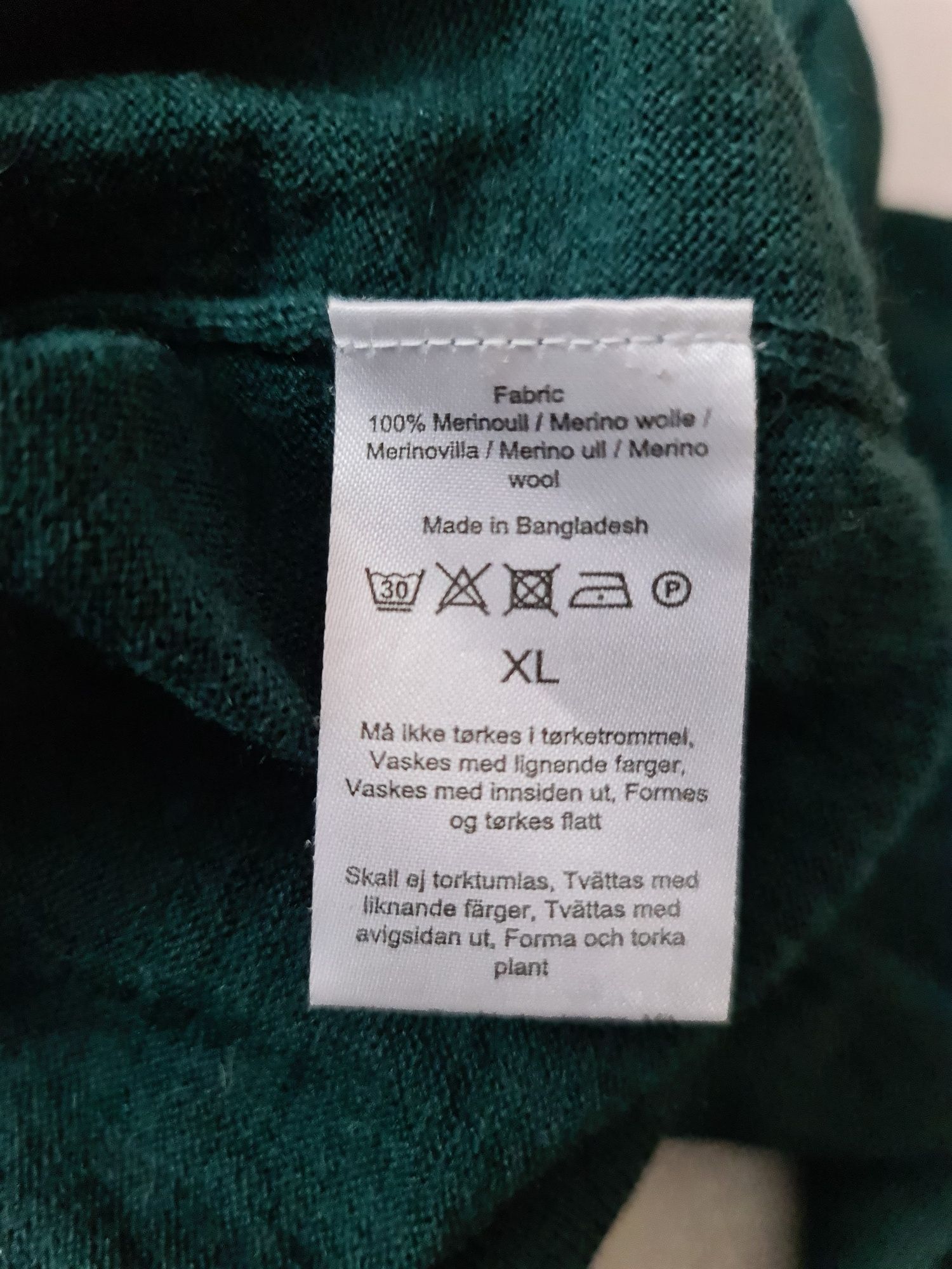 Sweter meski XL Merino Wool