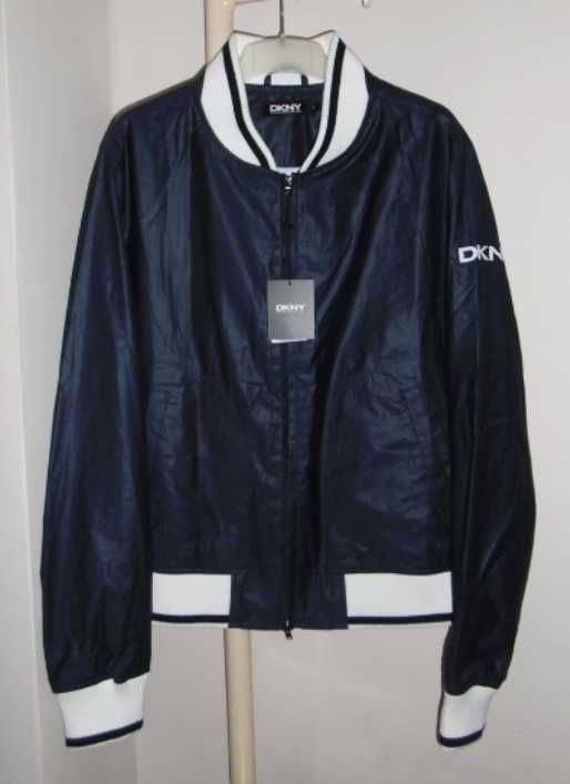 DKNY - Granatowa lekka kurtka męska / Bomber Jacket__XL