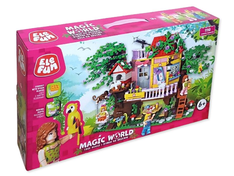 Klocki Elefun Magic World Domek na drzewie 8841