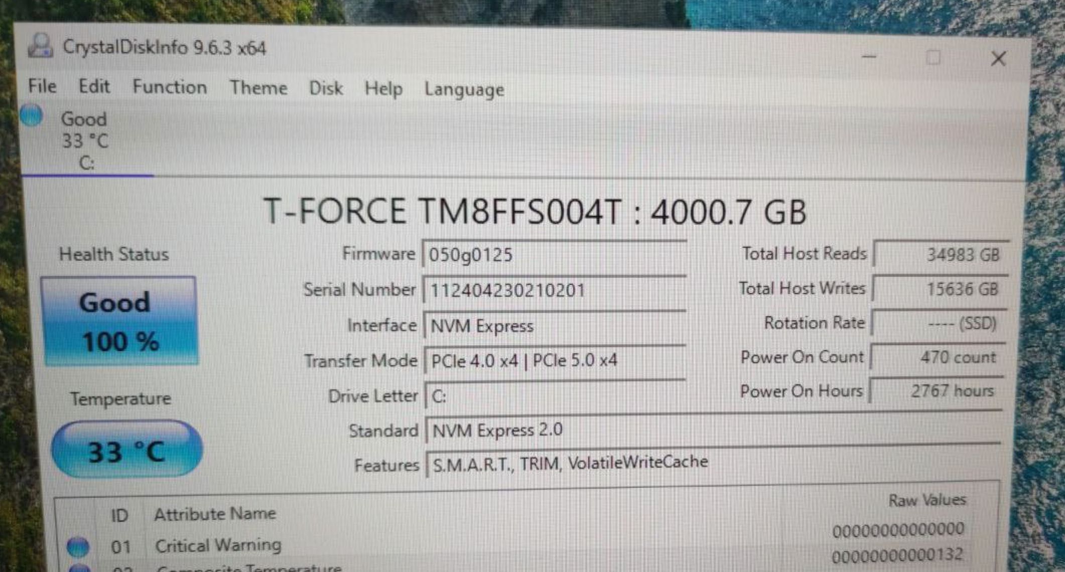 Накопичувач SSD TeamGroup GE PRO 4TB PCI-E 5.0/Гар 3 міс/SiliconFox