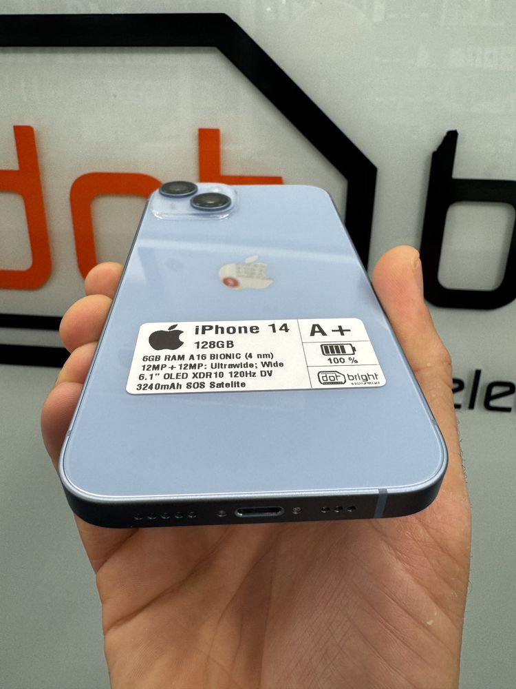 (Seminovo) iPhone 14 128GB Grau A+