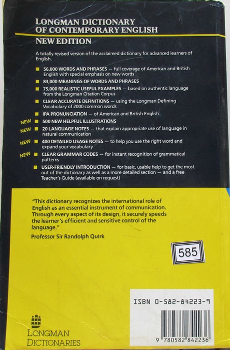 Longman Dictionary of Contemporary English - - - - - Dicionário