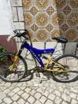 Bicicleta de montanha suspensão dupla