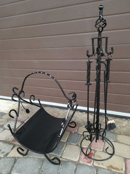 Набор для камина  набір для каміна  печки дровница под дрова дровниця