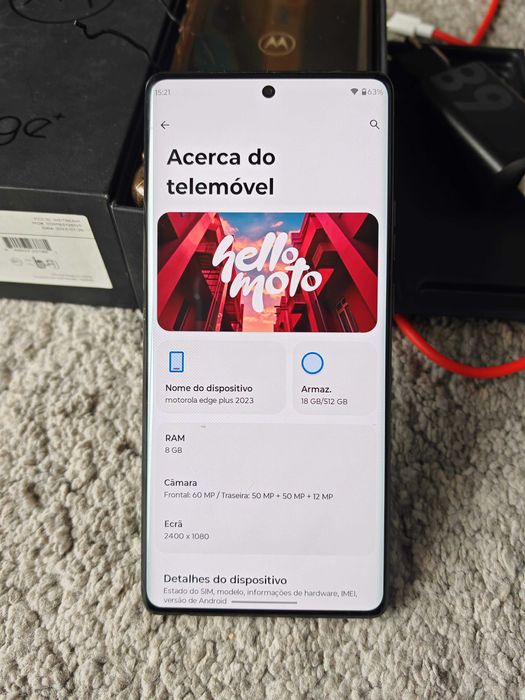 Motorola Edge+ (2023) snapdragon 8 gen 2 8/512gb bateria enorme