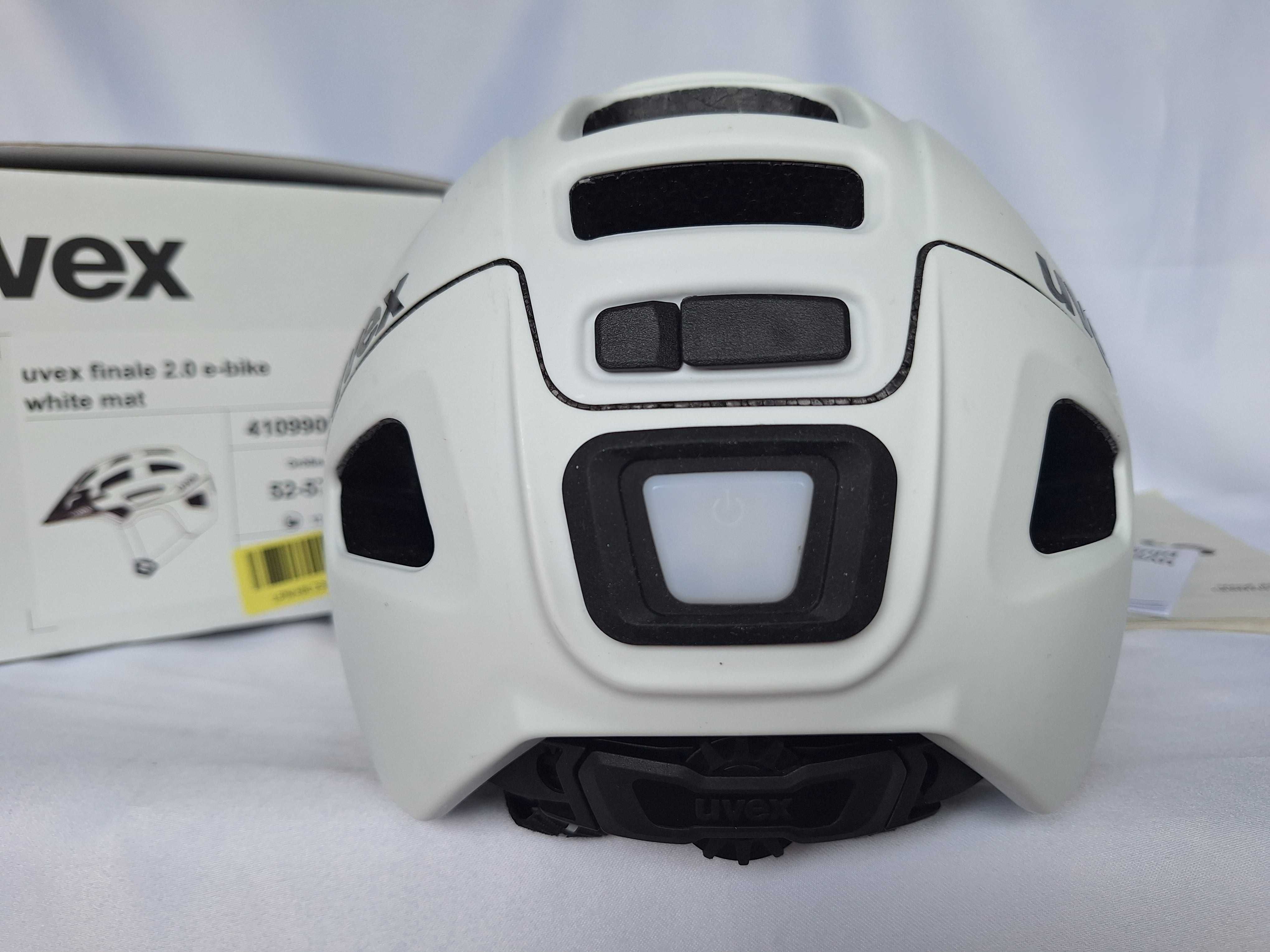 Kask rowerowy Uvex Finale 2.0 E-Bike White Mat M 52-57cm LED