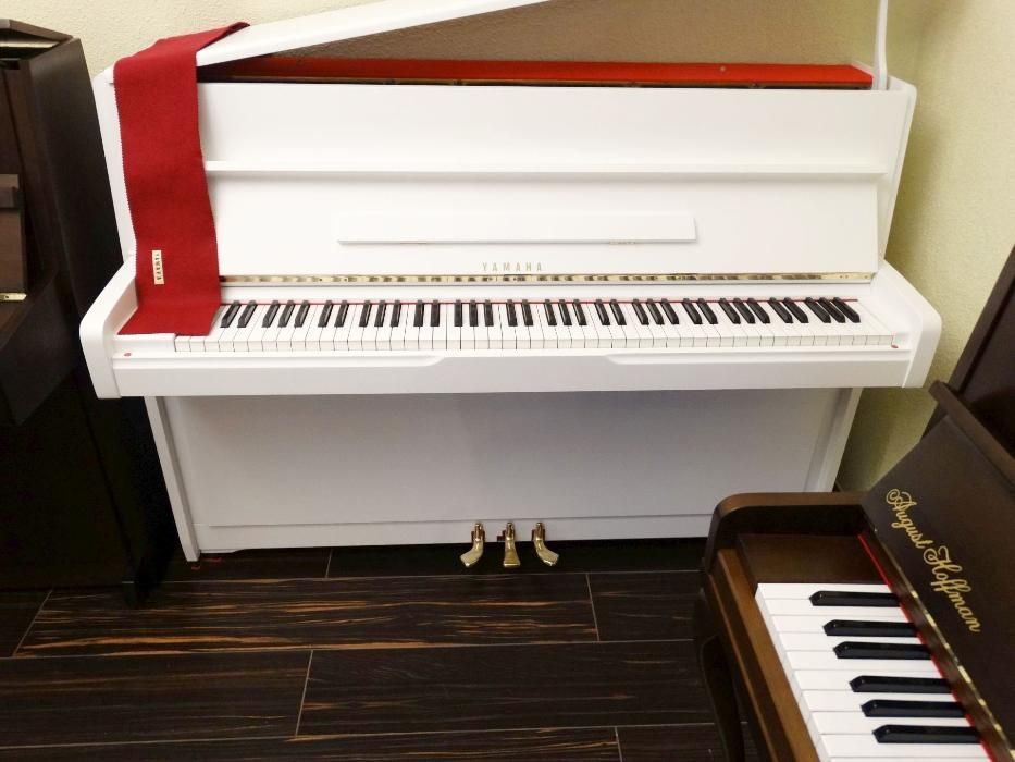 YAMAHA biale pianino stan bdb all inclusive