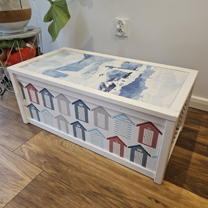 Drewniana skrzynia Ikea 70x39x29cm