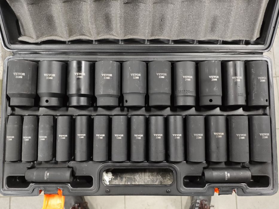 Set de 26 chaves socket longo