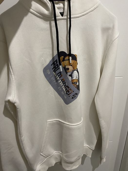 Ciepła Bluza z Misiem i napisem PALM ANGELS 164 cm
