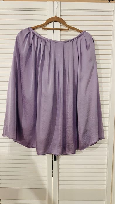 Spodnica midi plisowana wrzosowa fioletowa rozm 38 Marcs&Spencer