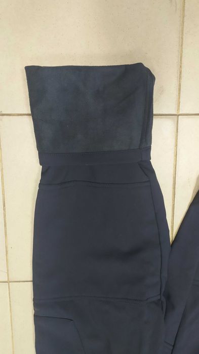 Штани софтшел темно-синього кольору