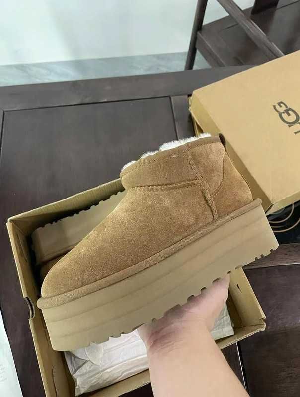 UGG Classic Ultra Mini Platform Boot Chestnut R.37