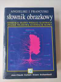 Angielsko francuski słownik obrazkowy książka słownik