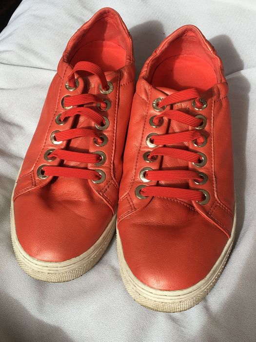 Tommy Hilfiger, 37, 23,5 cm, pomarańczowy metaliczny, gumowe podeszwy