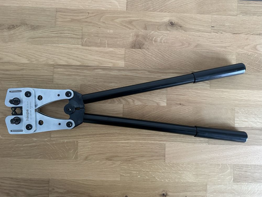 Praska ręczna do koncowek rurkowych 10 - 120 mm standard Haupa 210850