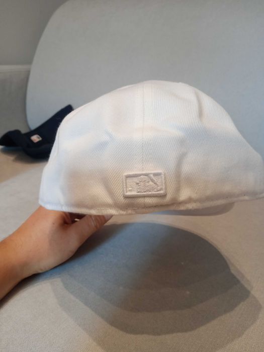 Czapka New Era Los Angeles Dodgers LA 7 3/8 58.7 cm z USA All White !!