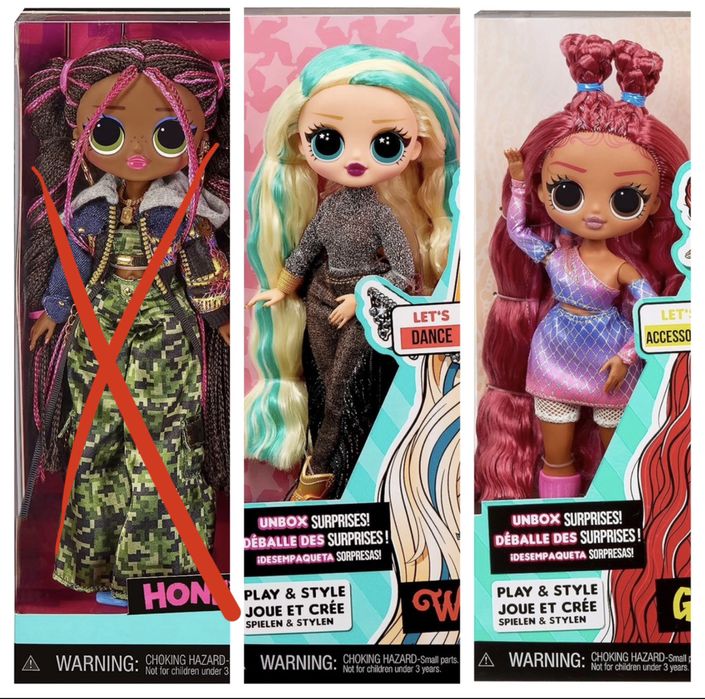 Ляльки LOL, Rainbow, Monster High - по 900грн.