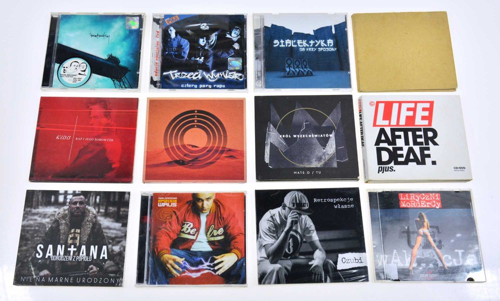 42 płyty CD: polski rap hip-hop - Liroy OSTR Nagły Atak Slums Attack