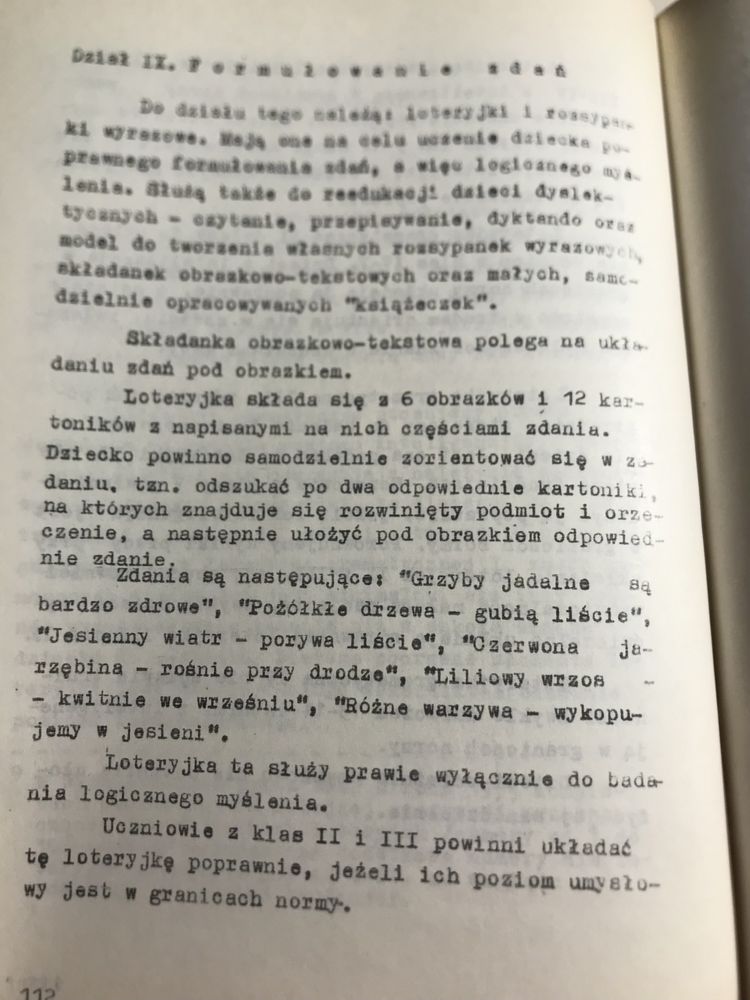 Terapia uspokajająca i rozwijająca dla dzieci nerwicowych i dyslekt.