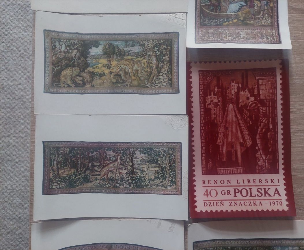 Kartki pocztowe stare arras wawelski i inne prl