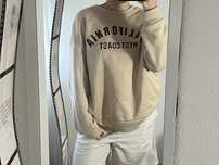 Sweatshirt Bege Creme