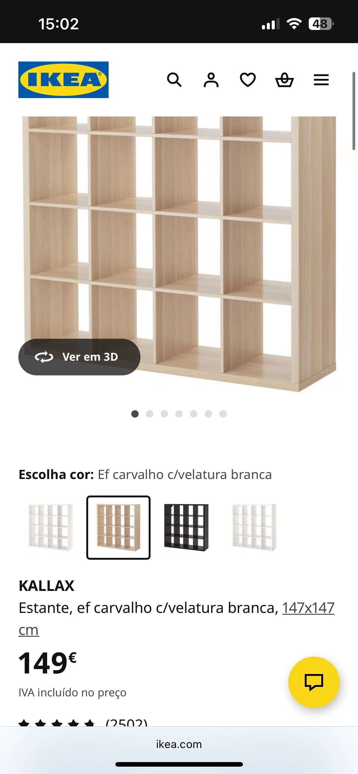 Móvel Kallax Ikea