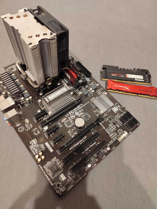 Zestaw komputerowy AMD FX8350, Płyta główna, 24gb ram, karta sieciowa