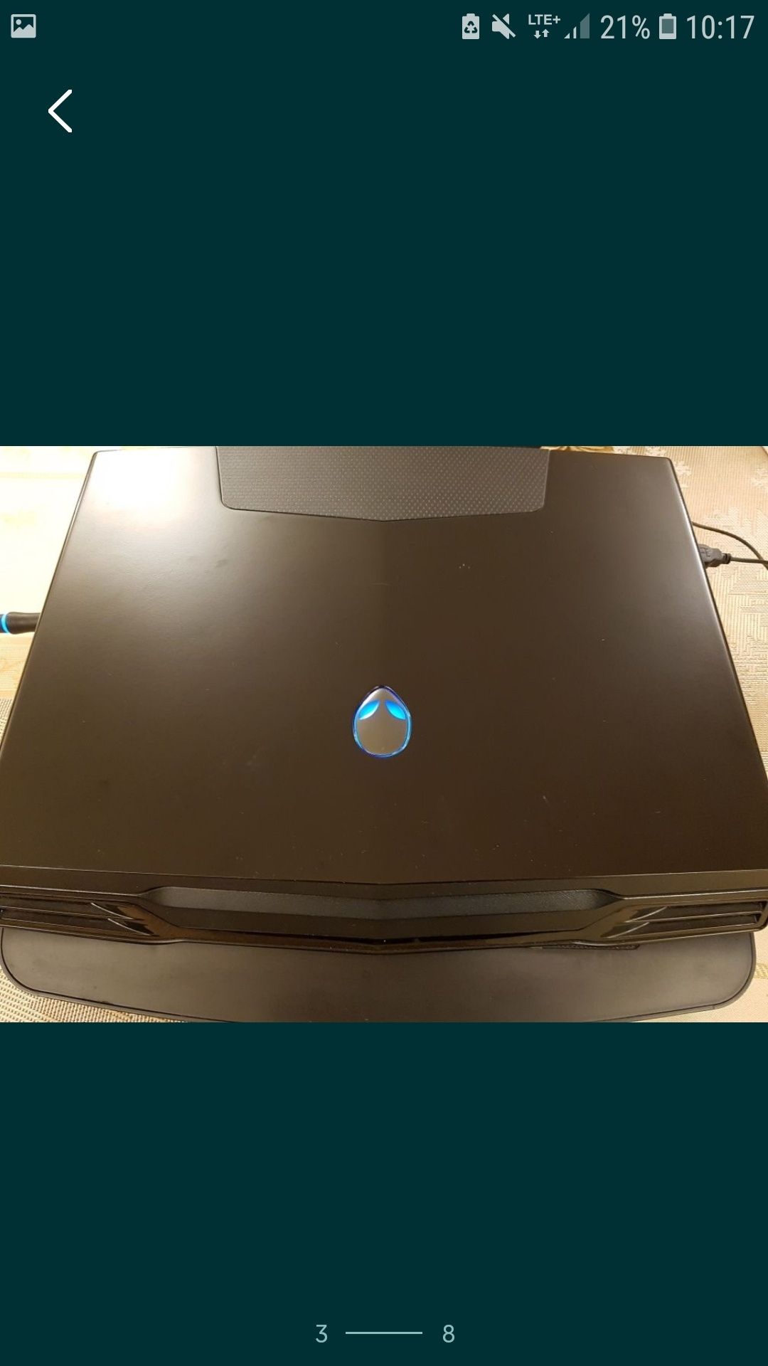 ALIENWARE M15X laptop gamingowy + podkładka wentylacyjna gratis