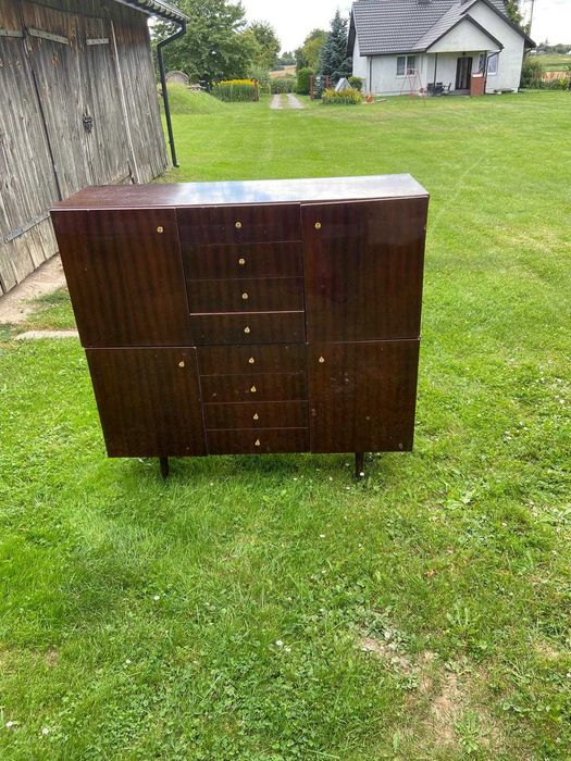 Komody PRL-komplet 2 sztuki