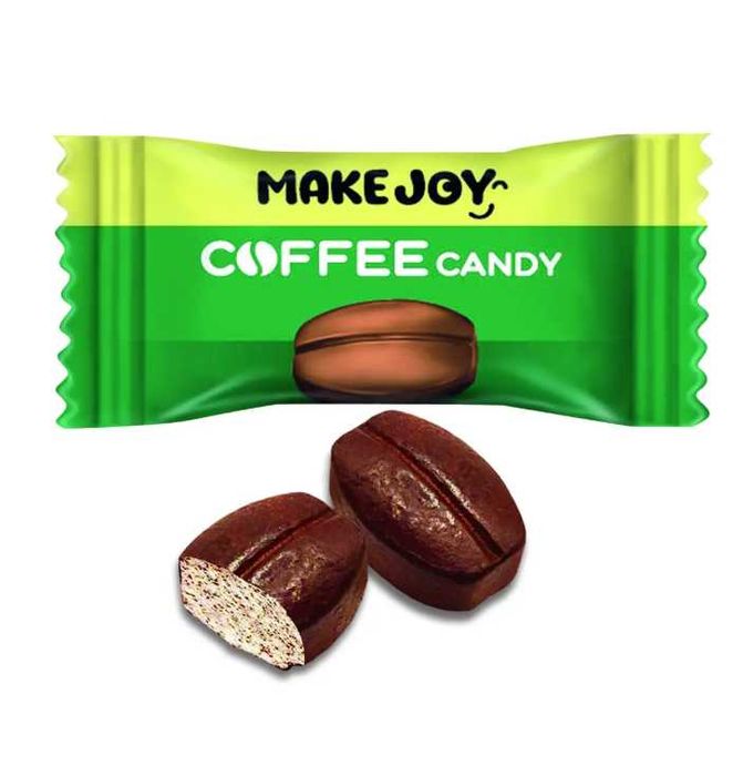 Цукерки дрібні кофейні "Coffeе Candy", 500гр з натуральним кофеїном