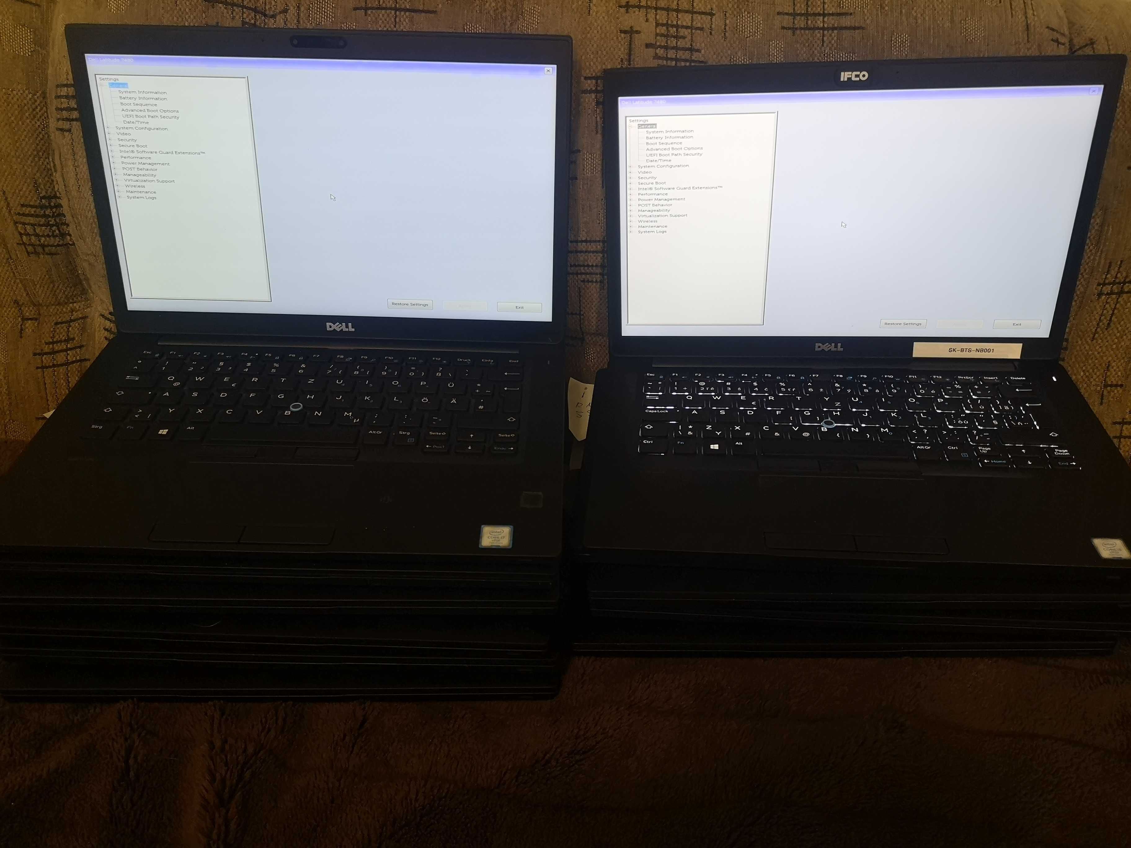 Dell Latitude E7480  E7490 i5-6300U  I7 8650U