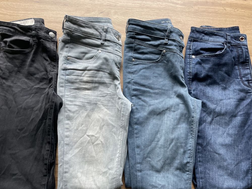 4 pary jeansów 36 Tom Tailor, Orsay