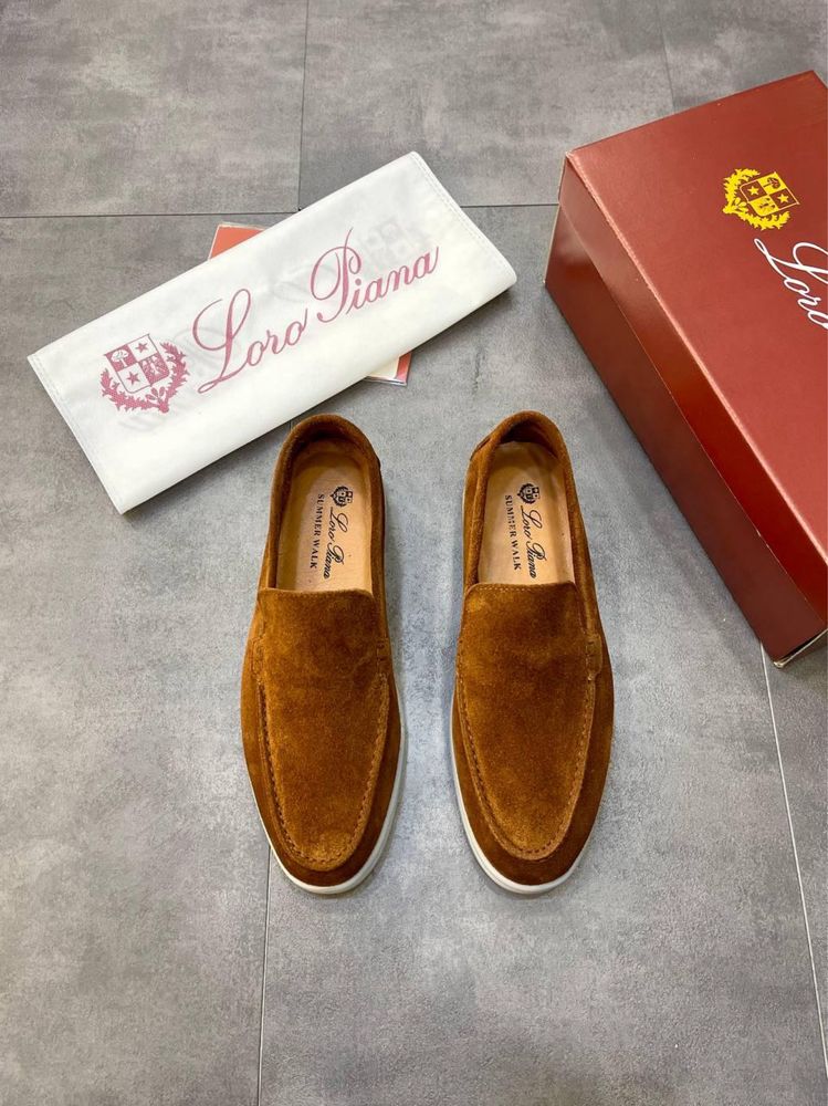 Лофери Loro Piana натуральна замша