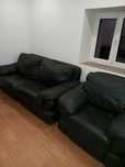Sofas em pele como novos