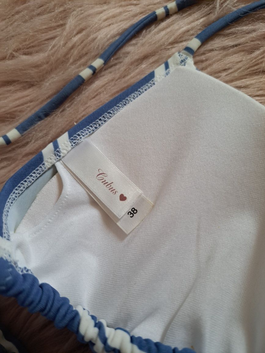 Kostium bikini w paski