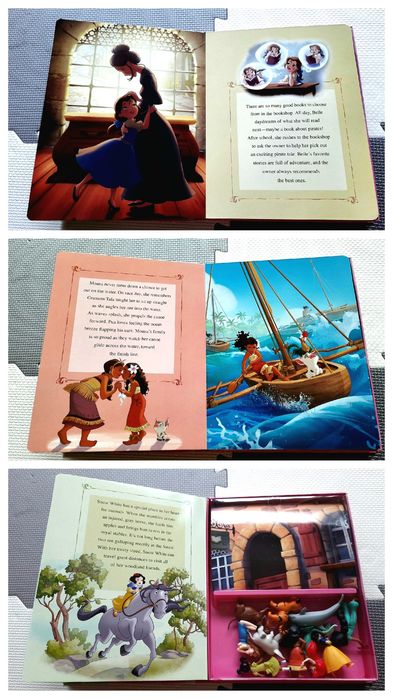 Disney Princess Beginnings My Busy Books książka z figurkami angielski