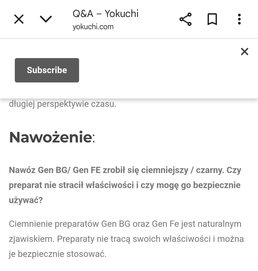 Zestaw nawozów yokuchi 5x400ml