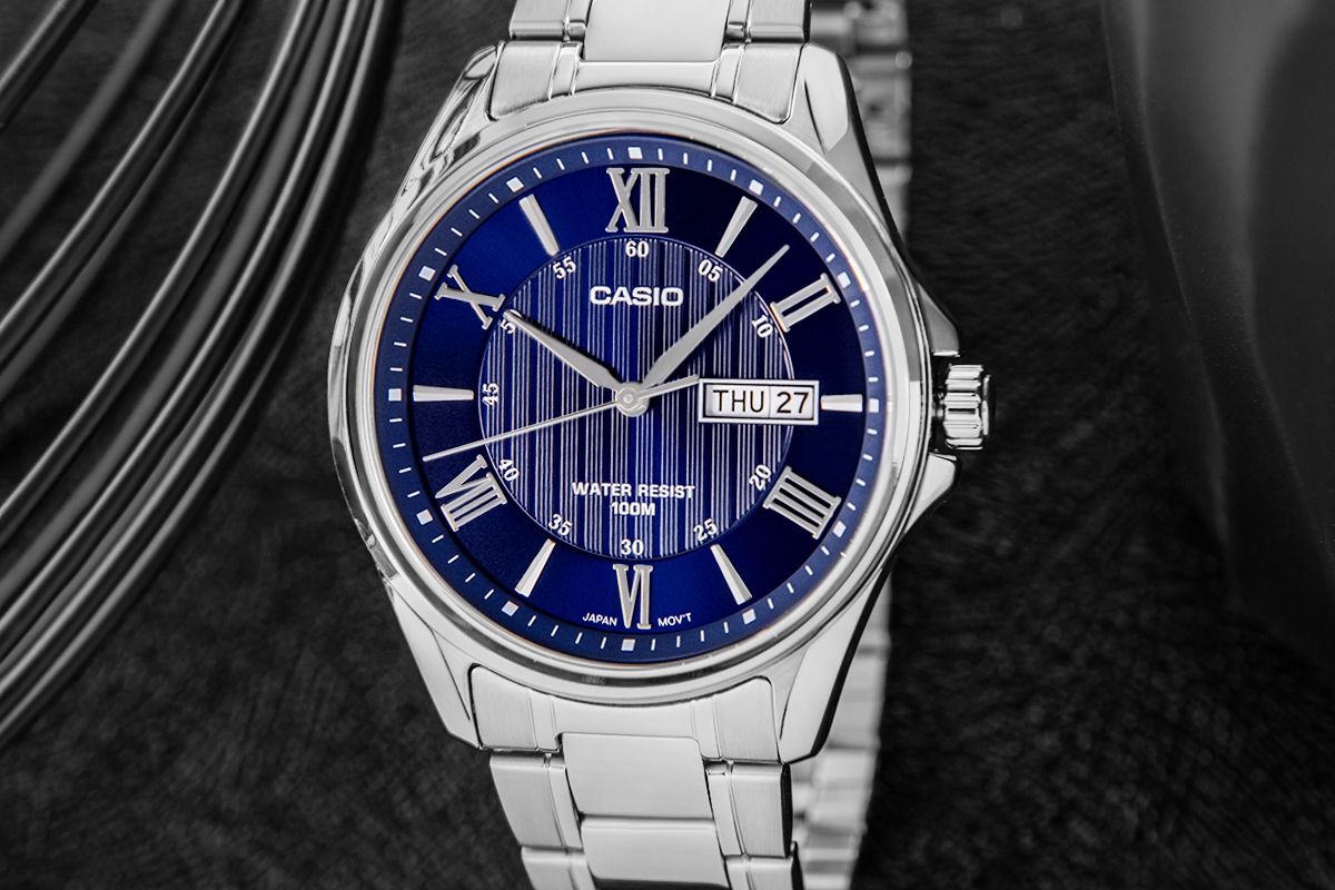zegarek męski casio mtp-1384d-2avdf + box