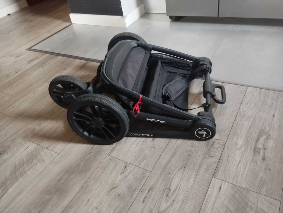 Wózek Muuvo Quick 2.0 2w1 Gondola Spacerówka Mega zestaw.  Stan BDB