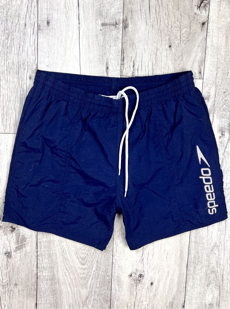 Speedo шорты M размер плавательные синие с принтом