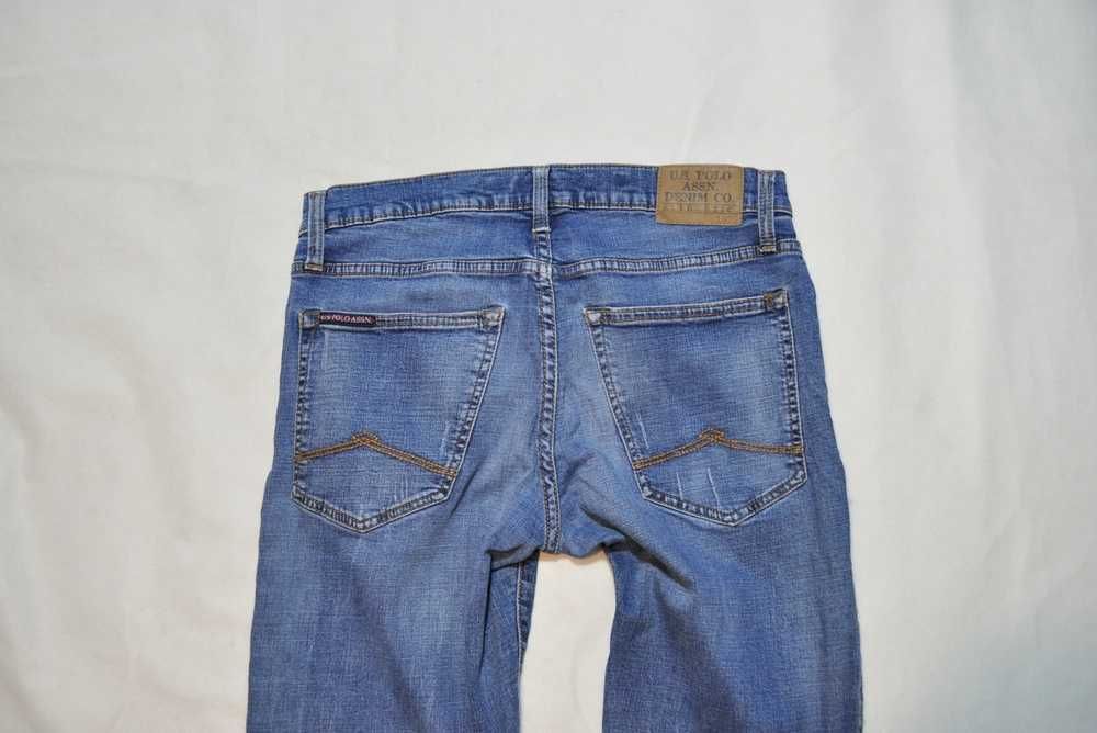 US POLO ASSN. M 86cm 32/32  męskie spodnie jeansowe stretch slim s4v